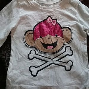 White long sleeves money and bone shirt